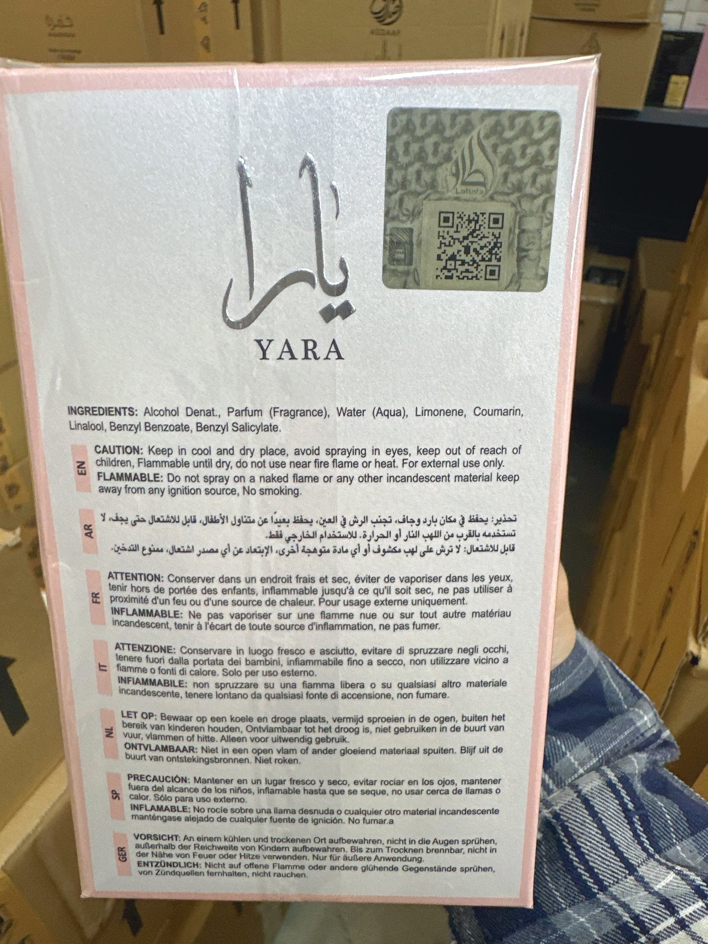 Lattafa Yara Rosa Eau de Parfum 100ml - Oriental Vainilla para Mujer