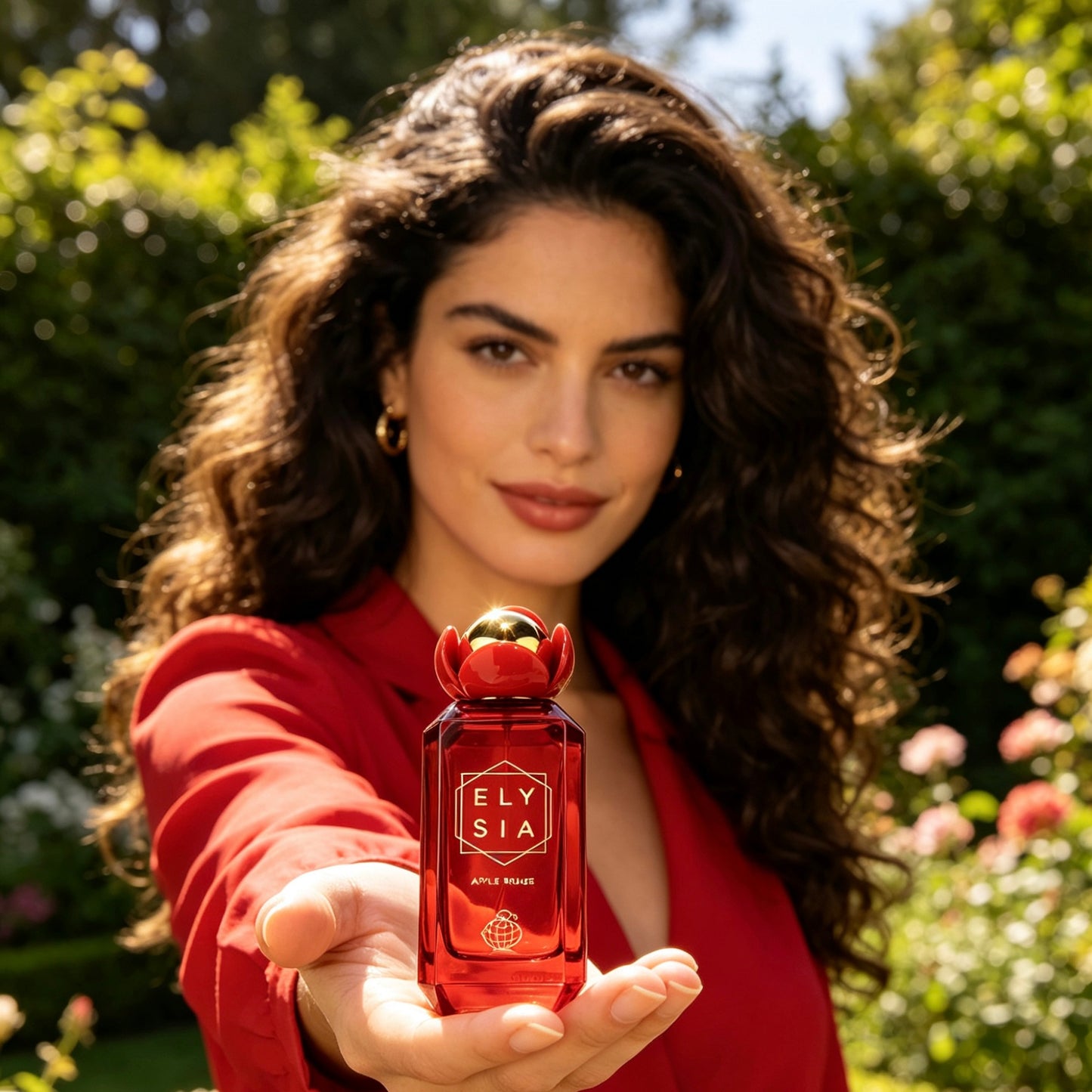 Fragrance World Elysia Apple Rouge Eau de Parfum 100ml - Floral Frutal Gourmand para Mujer
