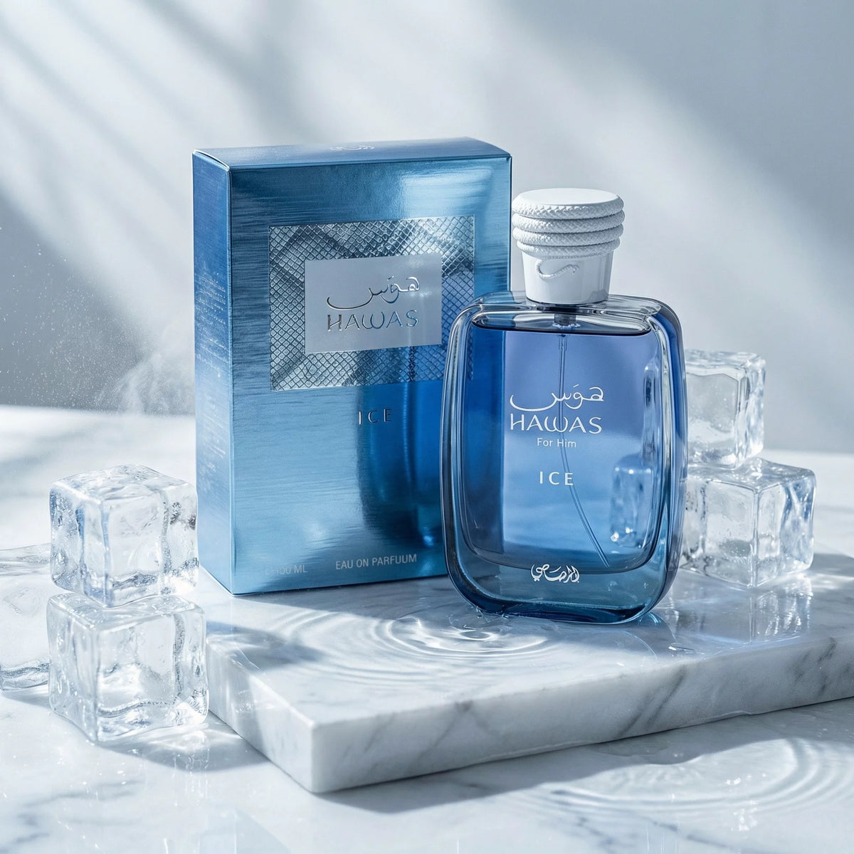 Rasasi Hawas Ice For Him Eau de Parfum 100ml -  Fresca Acuática Fougère para Hombre