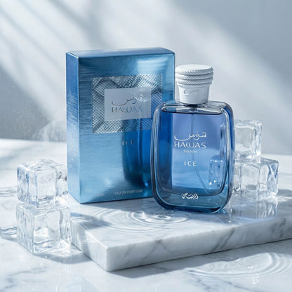 Rasasi Hawas Ice For Him Eau de Parfum 100ml -  Fresca Acuática Fougère para Hombre