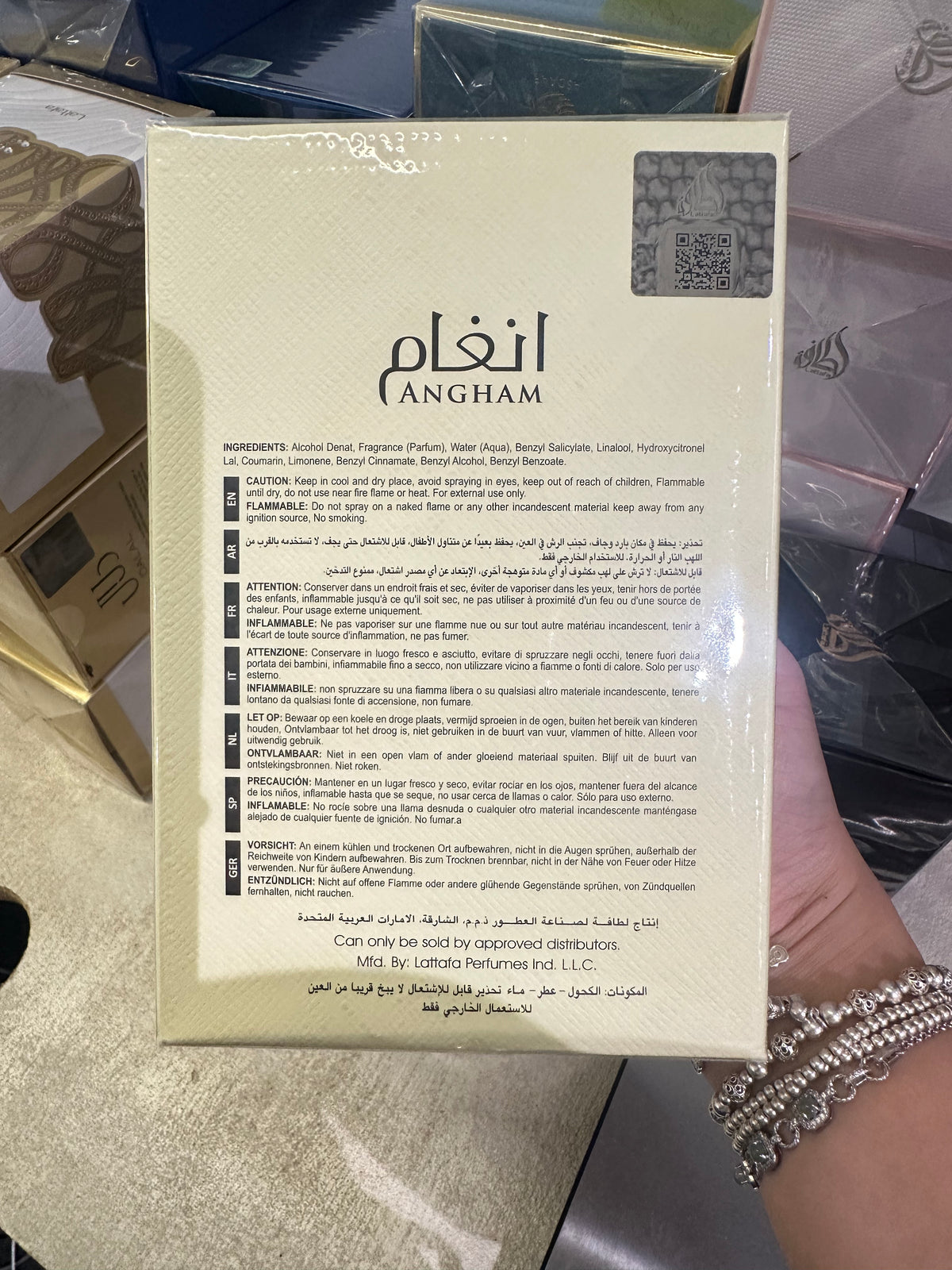Lattafa Angham Eau de Parfum 100ml - Oriental Vainilla Unisex