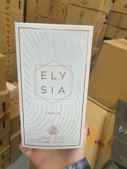 Fragrance World Elysia Vanilla Eau de Parfum 100ml -  Gourmand Vainilla Amaderada para Mujer