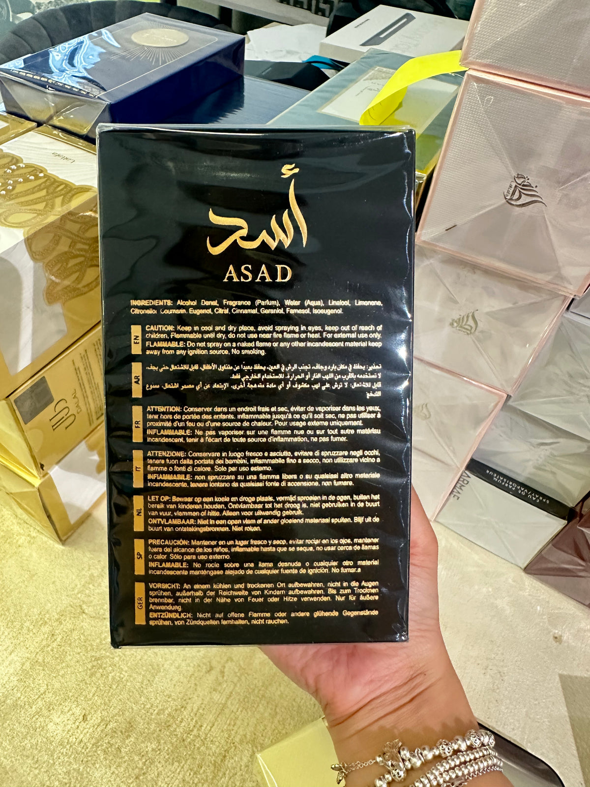 Lattafa Asad Eau de Parfum 100ml - Ámbar Fresco Especiado para Hombre