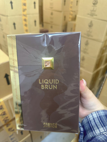 French Avenue Liquid Brun Eau de Parfum 100ml - Fragancia Amaderada Especiada Gourmand para Hombre