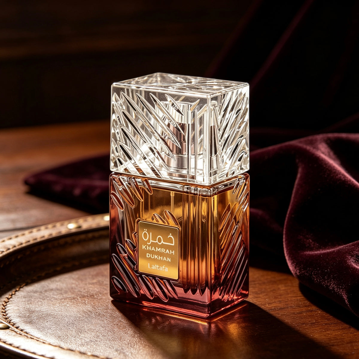 Lattafa Khamrah Dukhan Eau de Parfum100ml - Ámbar Especiado para Hombre