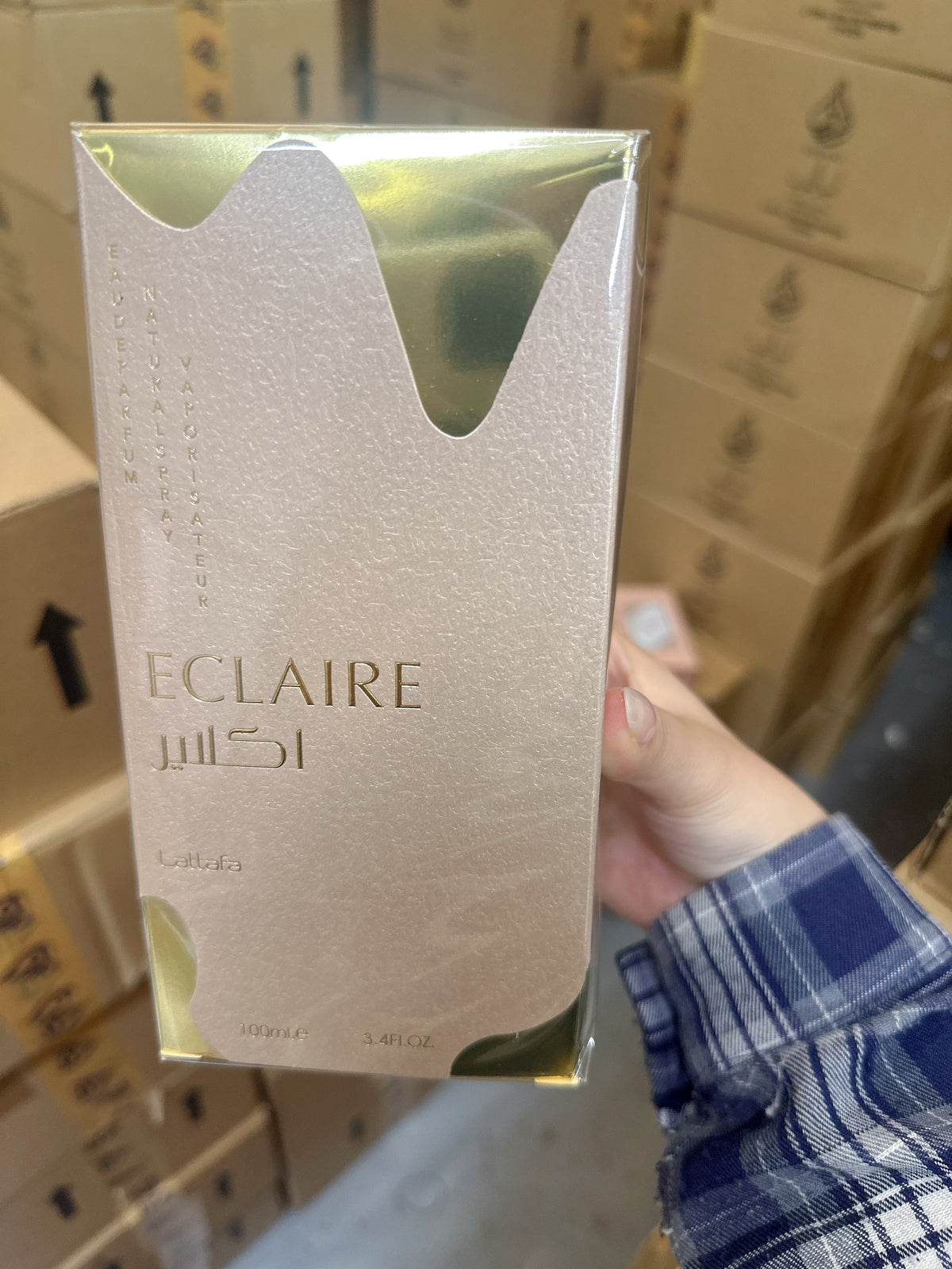 Lattafa Eclaire Eau de Parfum 100ml - Fragancia Floral Gourmand Frutal para Mujer
