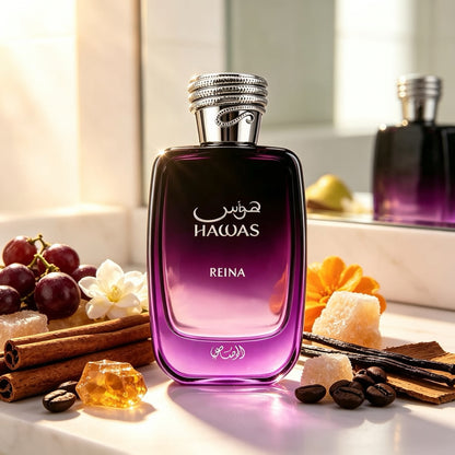 Rasasi Hawas Reina Eau de Parfum 100ml - Oriental Vanilla Gourmand Unisex