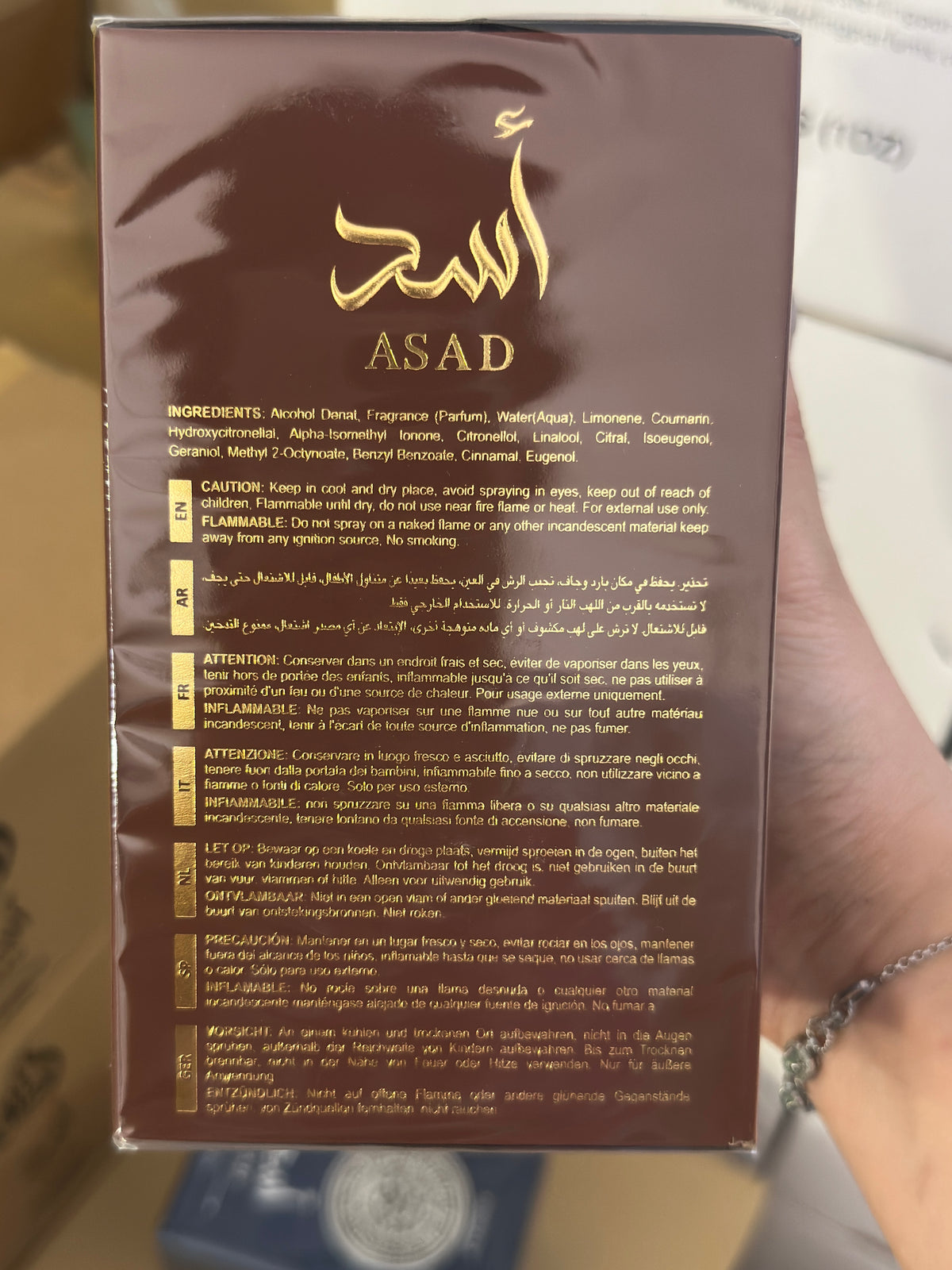 Lattafa Asad Bourbon Eau de Parfum 100ml - Oriental Especiada para Hombre