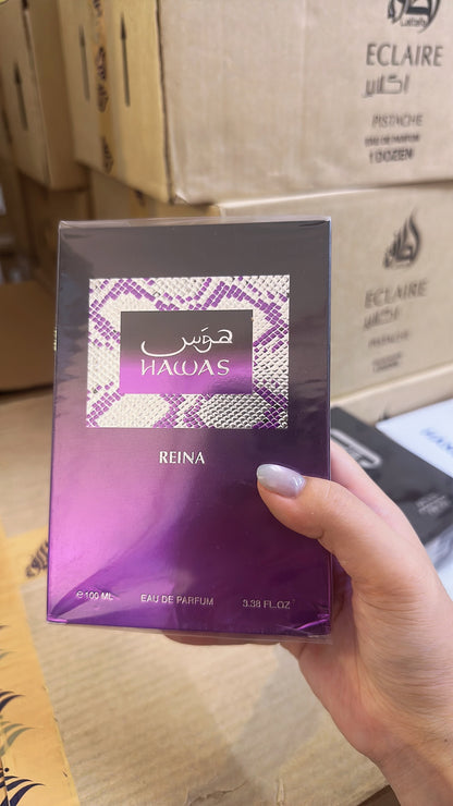 Rasasi Hawas Reina Eau de Parfum 100ml - Oriental Vanilla Gourmand Unisex