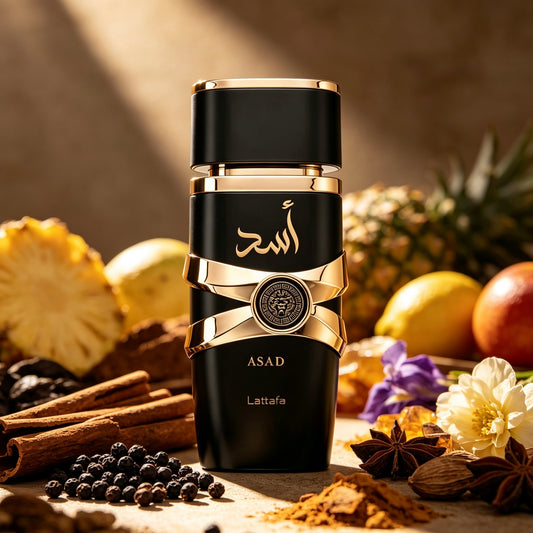 Lattafa Asad Eau de Parfum 100ml - Ámbar Fresco Especiado para Hombre