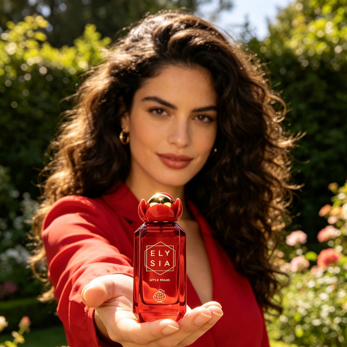 Fragrance World Elysia Apple Rouge Eau de Parfum 100ml - Floral Frutal Gourmand para Mujer
