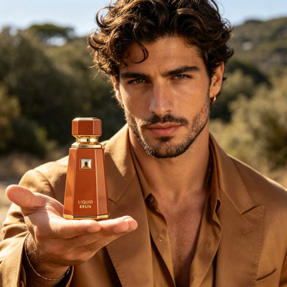 French Avenue Liquid Brun Eau de Parfum 100ml - Fragancia Amaderada Especiada Gourmand para Hombre