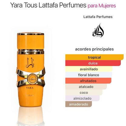 Lattafa Yara Tous Eau de Parfum 100ml - Frutal Floral para Mujer