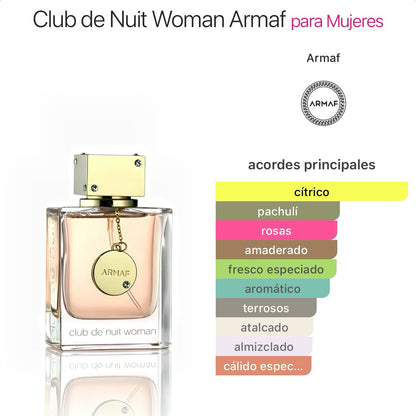 Armaf Club de Nuit Woman Eau de Parfum 105ml  -  Floral Frutal  para Mujer
