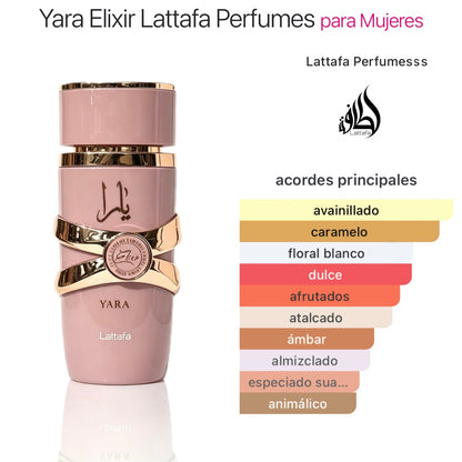 Lattafa Yara Elixir Eau de Parfum 100ml - Oriental Vainilla para Mujer