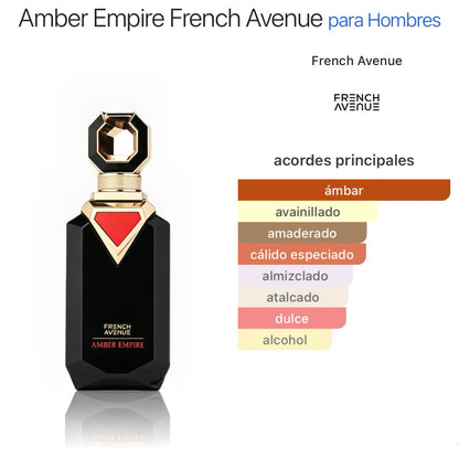 French Avenue Amber Empire Eau de Parfum  100ml - Oriental Amaderada  para Hombre