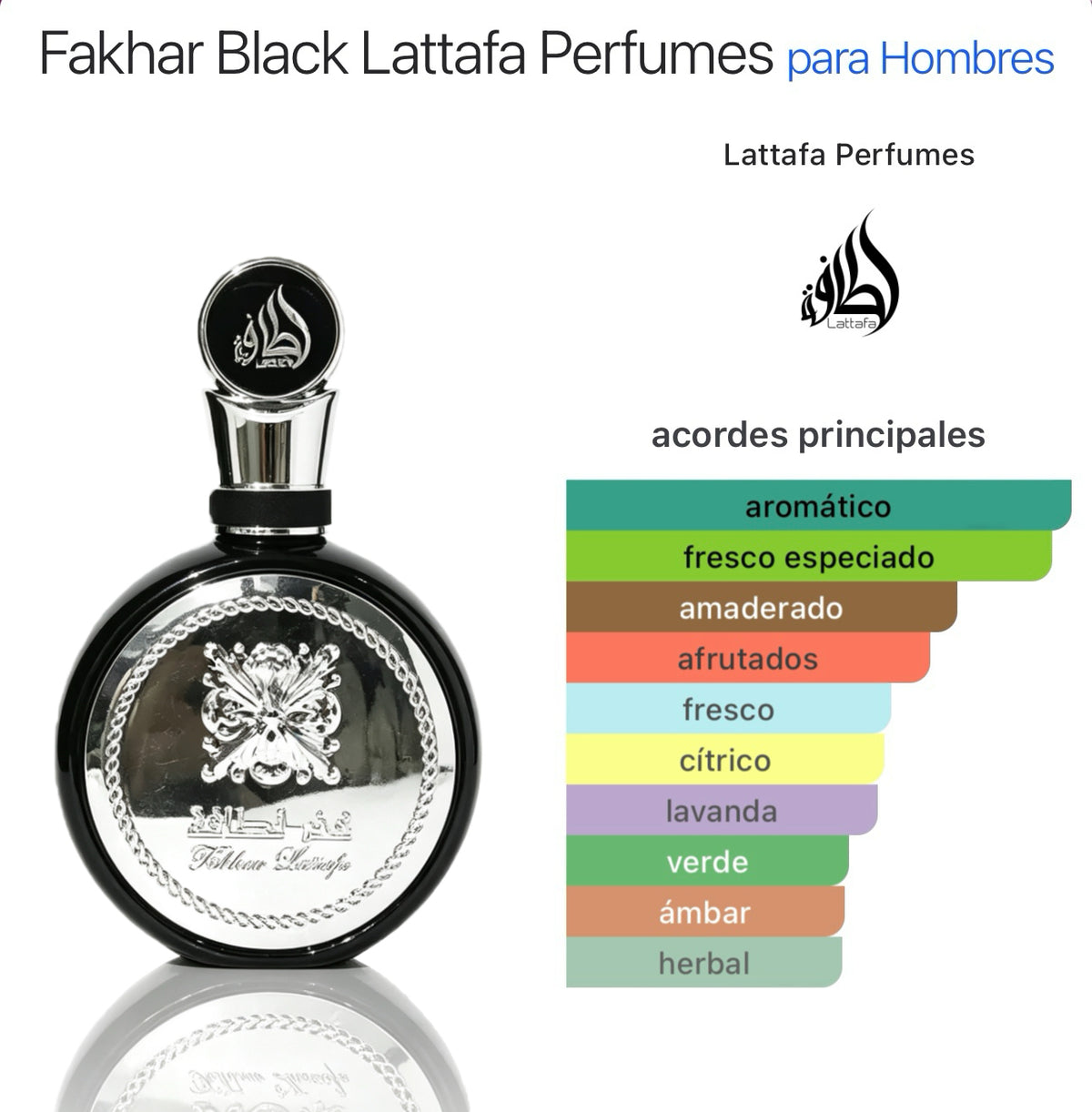 Lattafa Fakhar Black Eau de Parfum 100ml - Oriental para Hombre