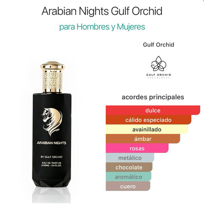 Gulf Orchid Arabian Nights Eau De Parfum 100 ml - Oriental Floral Unisex