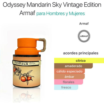 Armaf Odyssey Mandarin Sky Vintage Eau De Parfum 100 ml - Oriental Especiada Unisex