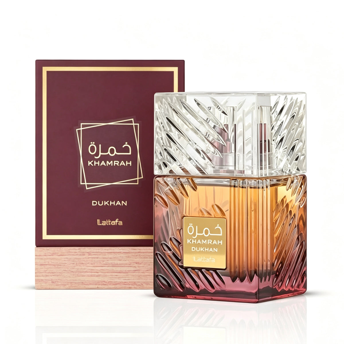 Lattafa Khamrah Dukhan Eau de Parfum100ml - Ámbar Especiado para Hombre