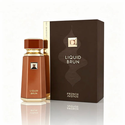 French Avenue Liquid Brun Eau de Parfum 100ml - Fragancia Amaderada Especiada Gourmand para Hombre