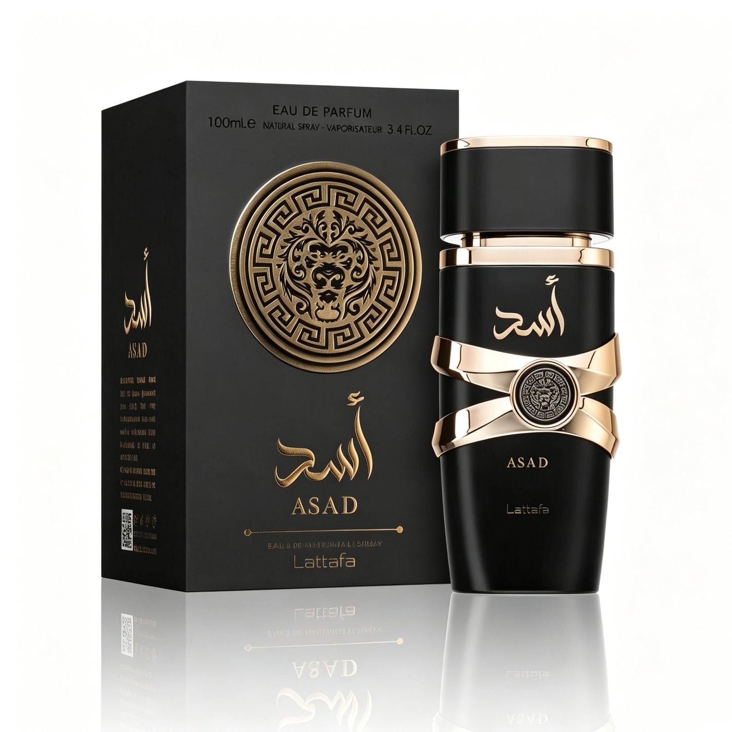 Lattafa Asad Eau de Parfum 100ml - Ámbar Fresco Especiado para Hombre
