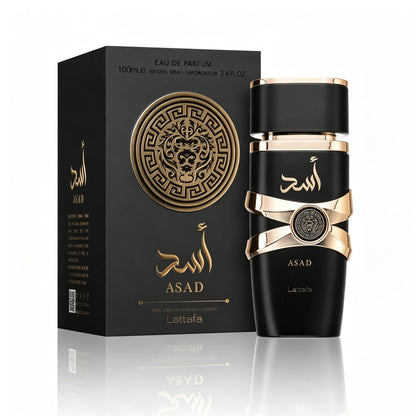 Lattafa Asad Eau de Parfum 100ml - Ámbar Fresco Especiado para Hombre