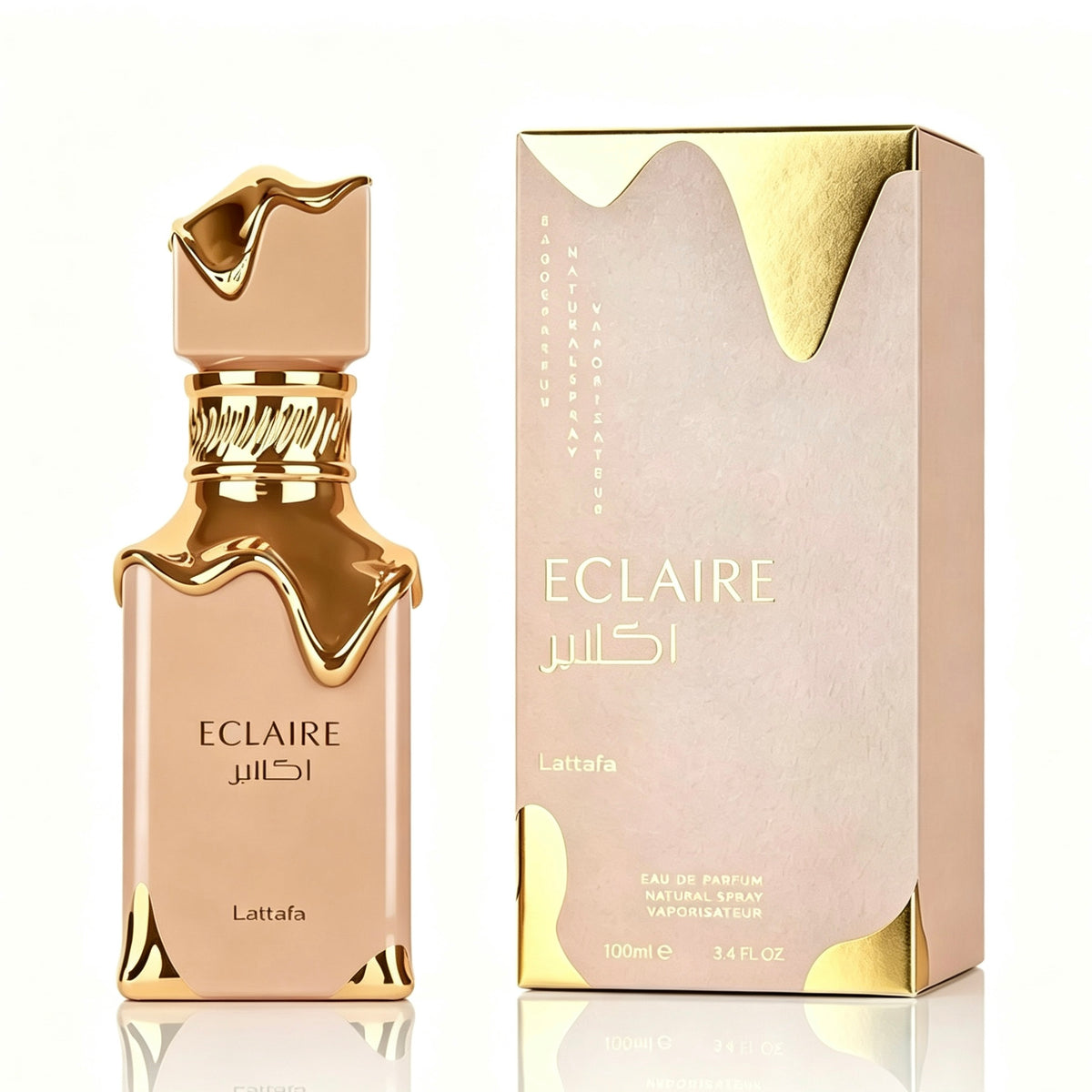 Lattafa Eclaire Eau de Parfum 100ml - Fragancia Floral Gourmand Frutal para Mujer