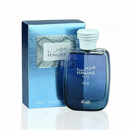 Rasasi Hawas Ice For Him Eau de Parfum 100ml -  Fresca Acuática Fougère para Hombre