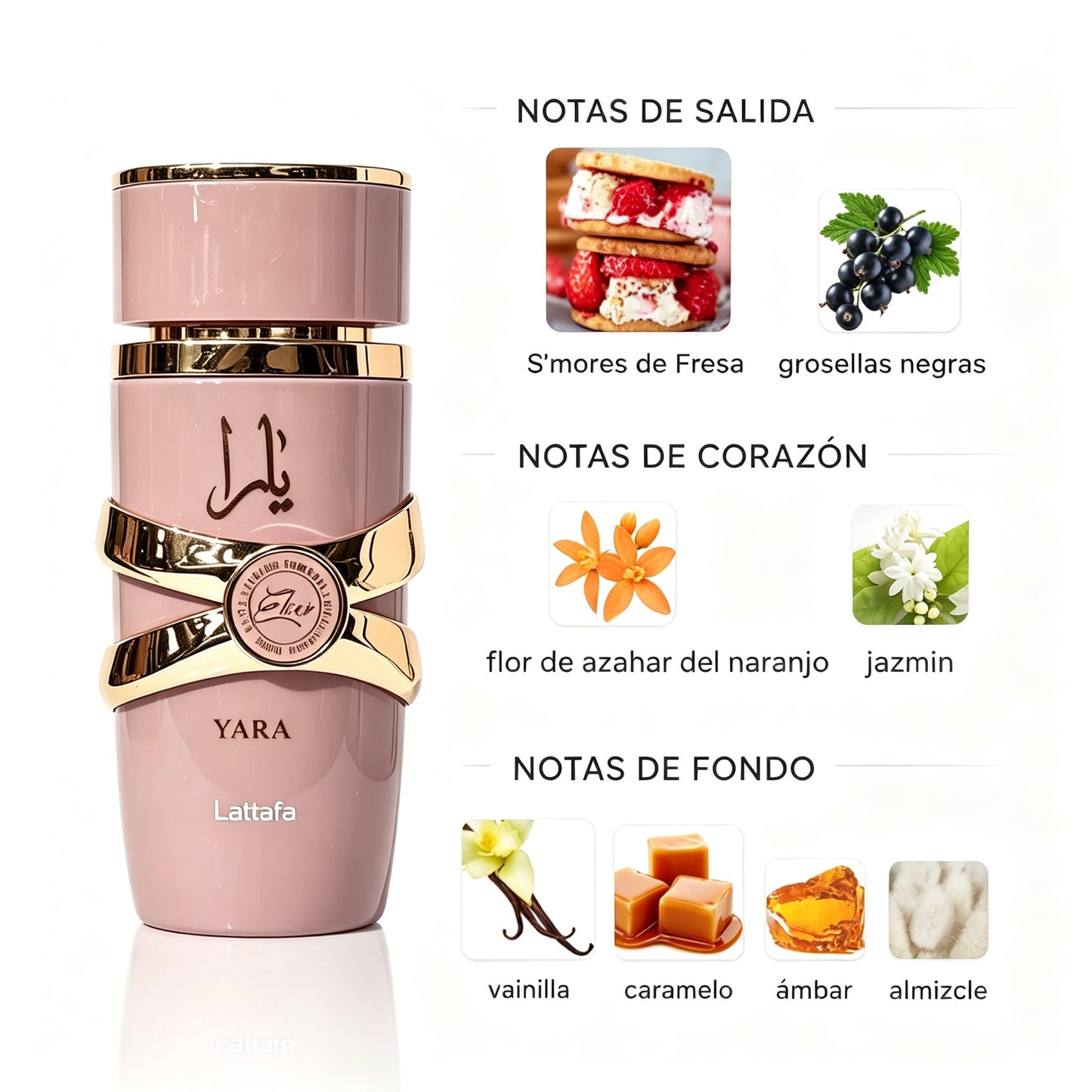 Lattafa Yara Elixir Eau de Parfum 100ml - Oriental Vainilla para Mujer