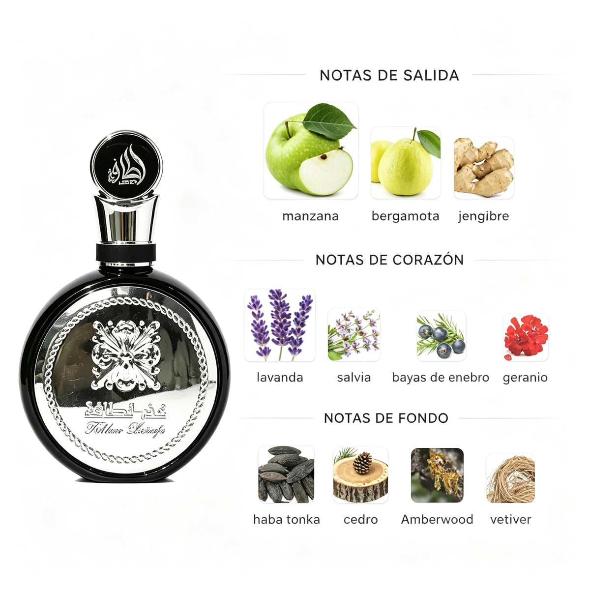 Lattafa Fakhar Black Eau de Parfum 100ml - Oriental para Hombre