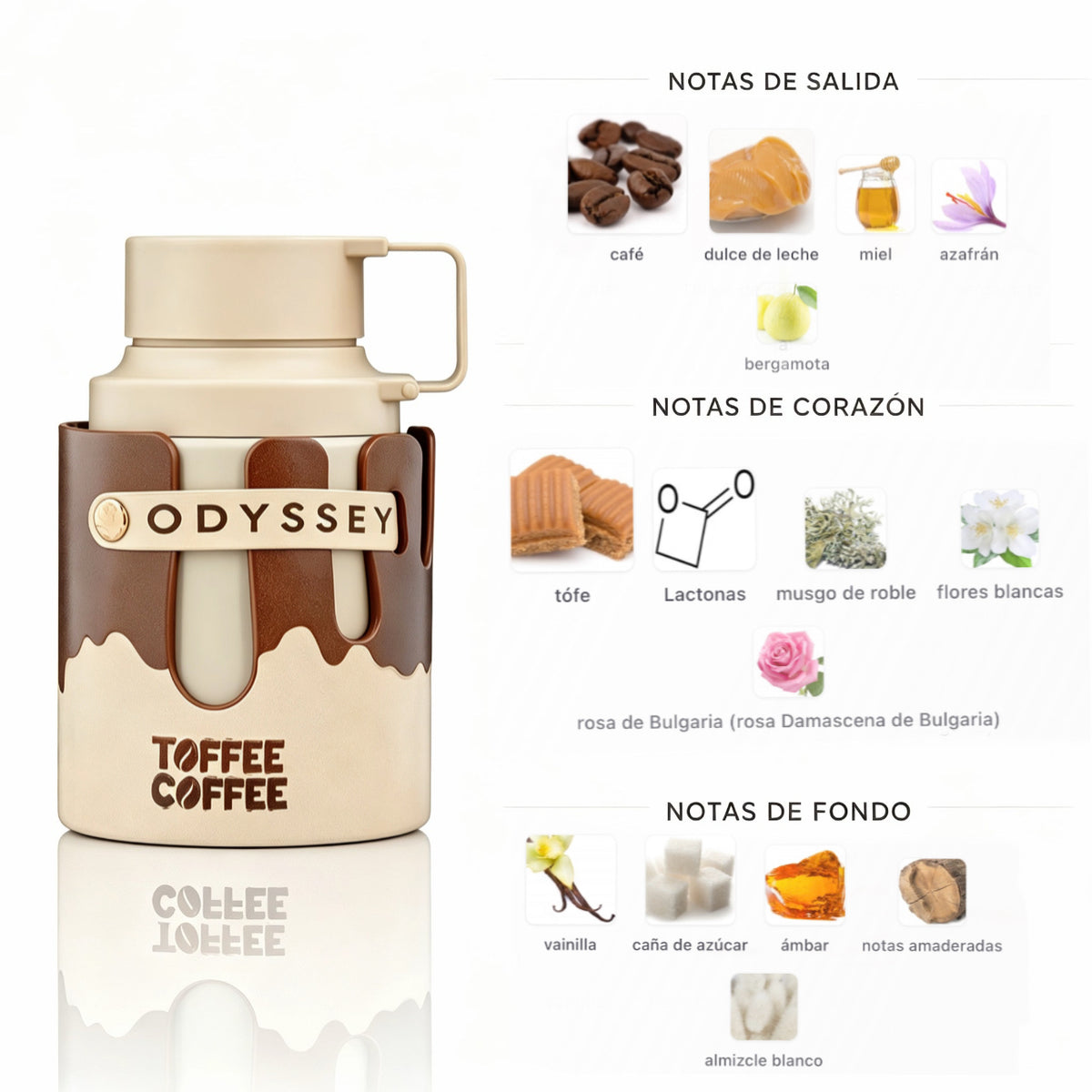 Armaf Odyssey Toffee Coffee Eau De Parfum 100 ml - Oriental Vainilla Unisex