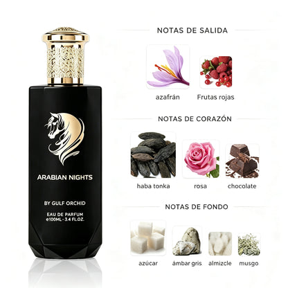 Gulf Orchid Arabian Nights Eau De Parfum 100 ml - Oriental Floral Unisex